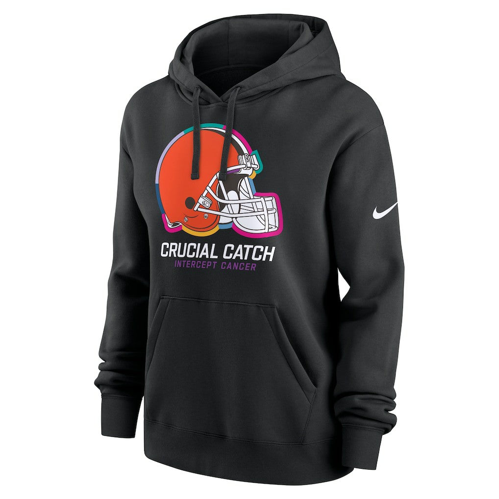 NFL Cleveland Browns Women's 2024 NFL Crucial Catch Club Pullover Hoodie