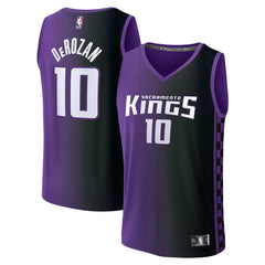 DeMar DeRozan Sacramento Kings Fast Break Replica Jersey - Statement Edition - Purple | Fanatics shop