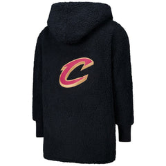 The Best Lounger in the World By Jill Martin Cleveland Cavaliers Unisex Black Oversized Open-Front Hoodie Sweater shop