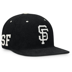 San Francisco Giants Pro Corduroy Structured Snapback Hat - Black | Nike