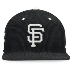 San Francisco Giants Pro Corduroy Structured Snapback Hat - Black | Nike