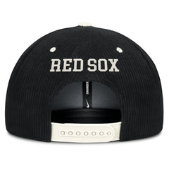 Boston Red Sox Pro Corduroy Structured Snapback Hat - Black | Nike
