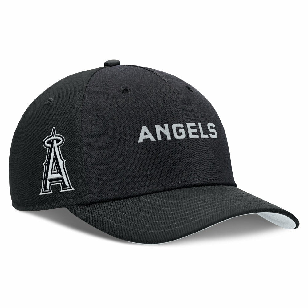 Los Angeles Angels Rise Performance Adjustable Hat - Black | Nike