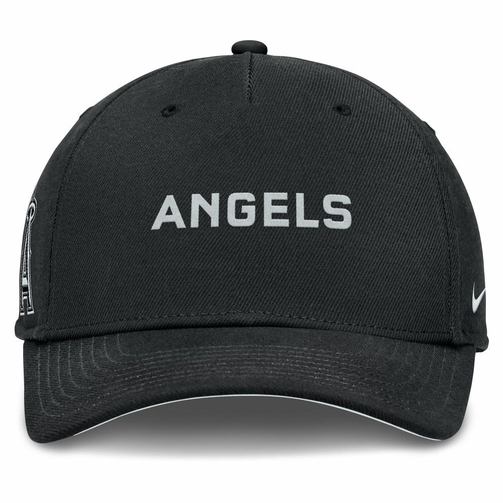 Los Angeles Angels Rise Performance Adjustable Hat - Black | Nike