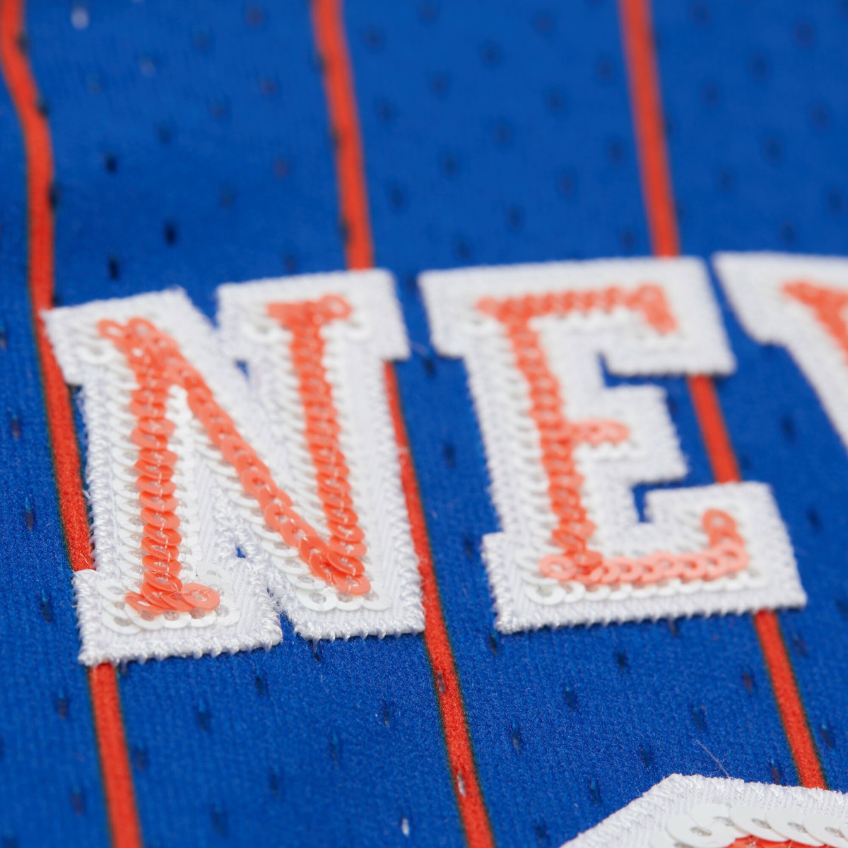 Patrick Ewing New York Knicks x DANNIJO Women's Fashion Cropped Basketball Jersey - Royal | Mitchell & Ness sale