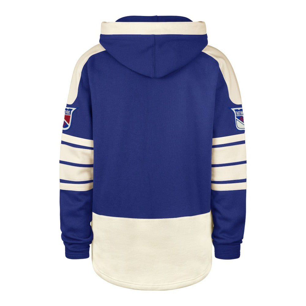New York Rangers '47 Blue Line Heritage Lacer Pullover Hoodie