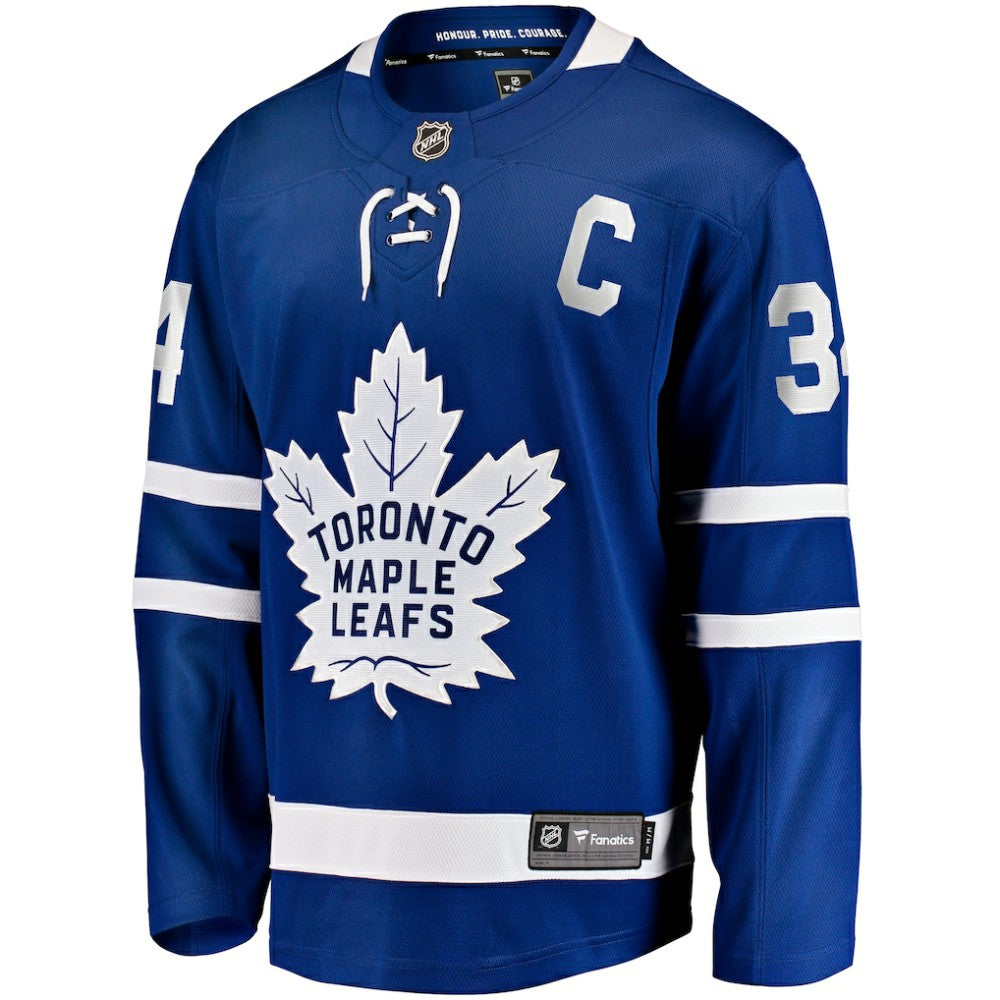 Auston Matthews Toronto Maple Leafs Fanatics Captain Patch Home Breakaway Player Jersey