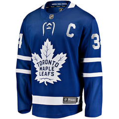 Auston Matthews Toronto Maple Leafs Fanatics Captain Patch Home Breakaway Player Jersey