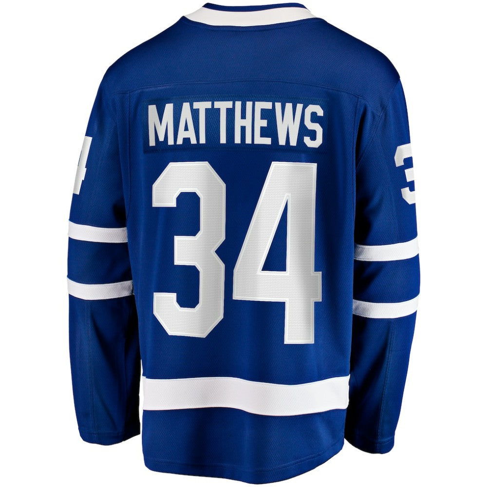 Auston Matthews Toronto Maple Leafs Fanatics Captain Patch Home Breakaway Player Jersey