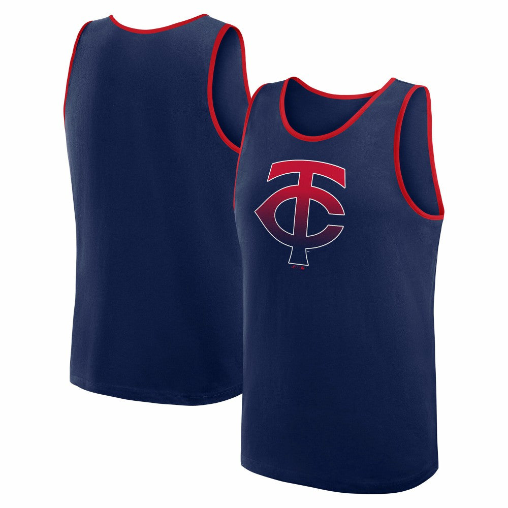 Minnesota Twins Logo Athletic Unmatched Success Tank Top - Navy