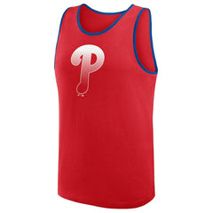Philadelphia Phillies Logo Athletic Unmatched Success Tank Top - Red