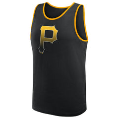 Pittsburgh Pirates Logo Athletic Unmatched Success Tank Top - Black