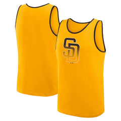 San Diego Padres Logo Athletic Unmatched Success Tank Top - Gold
