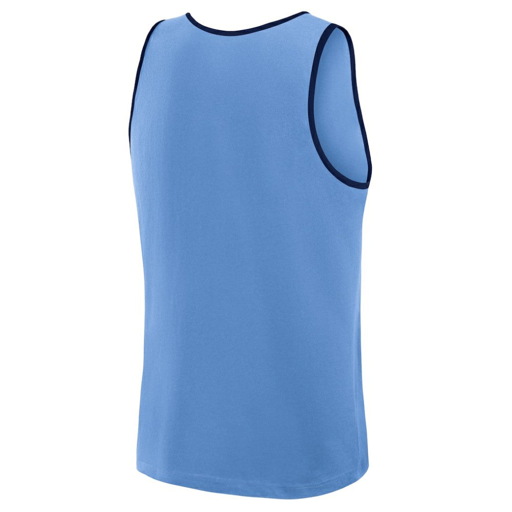 Tampa Bay Rays Logo Athletic Unmatched Success Tank Top - Light Blue
