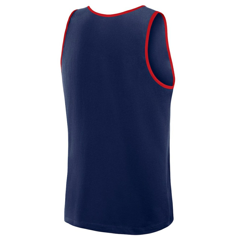 Atlanta Braves Logo Athletic Unmatched Success Tank Top - Navy