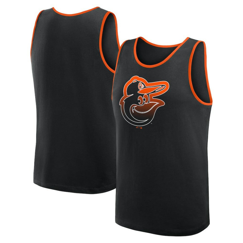 Baltimore Orioles Logo Athletic Unmatched Success Tank Top - Black