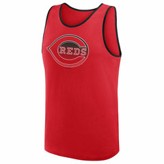 Cincinnati Reds Logo Athletic Unmatched Success Tank Top - Red