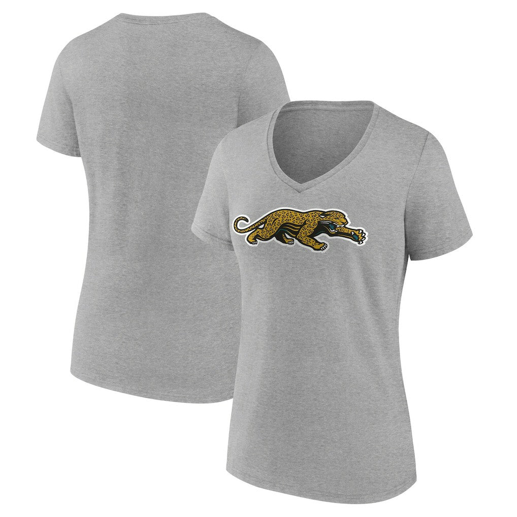 NFL Jacksonville Jaguars Women's Classic Logo V-Neck T-Shirt