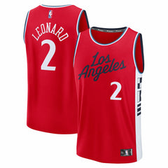 Kawhi Leonard LA Clippers Youth Fast Break Replica Player Jersey - Statement Edition - Red | Fanatics cheap