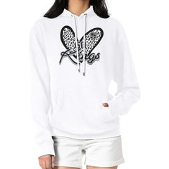 Los Angeles Kings G-III 4Her by Carl Banks Women's Animal Print Heart Fleece Pullover Hoodie