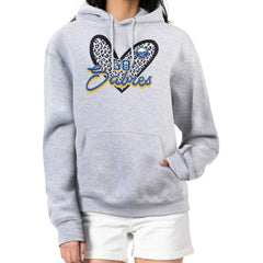 Buffalo Sabres G-III 4Her by Carl Banks Women's Animal Print Heart Fleece Pullover Hoodie