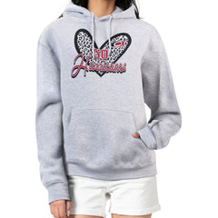 Carolina Hurricanes G-III 4Her by Carl Banks Women's Animal Print Heart Fleece Pullover Hoodie