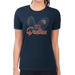 Florida Panthers G-III 4Her by Carl Banks Women's Super-Slim Fit Lightweight Animal Print Heart T-Shirt
