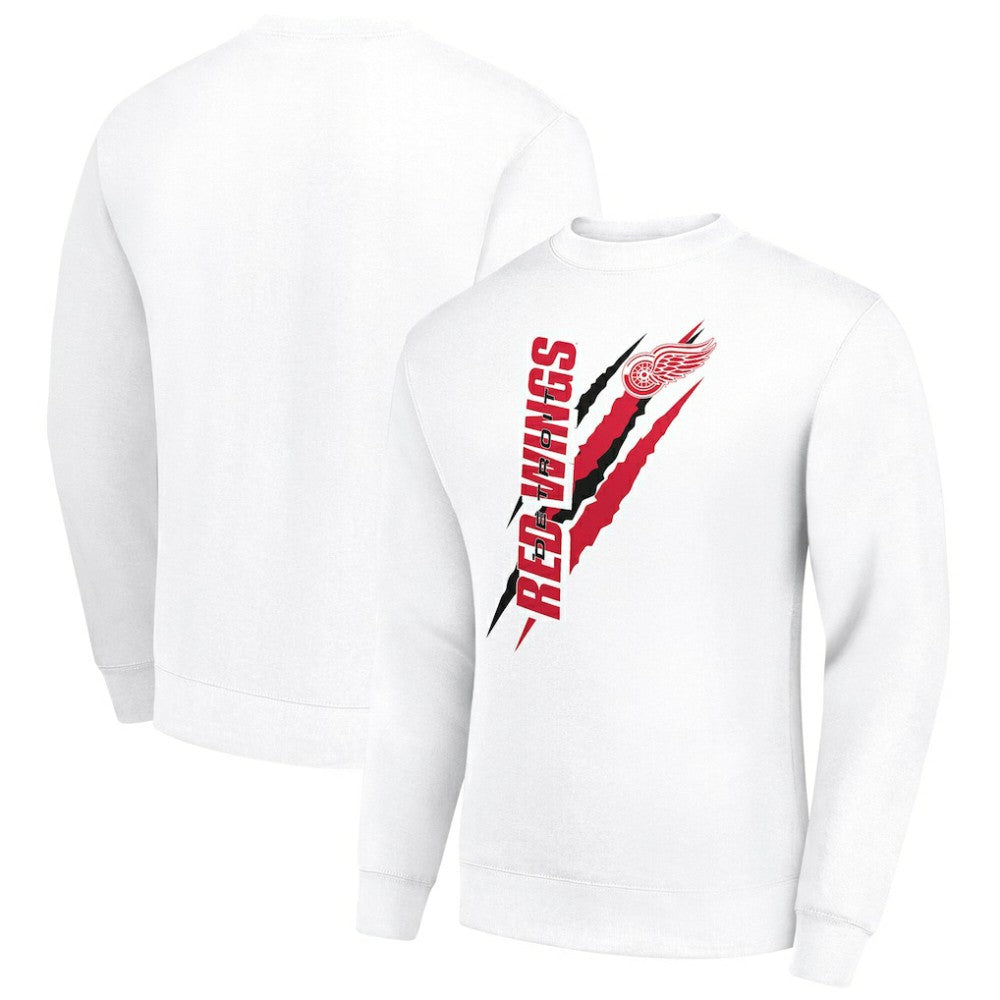 Detroit Red Wings Starter Color Scratch Pullover Sweatshirt