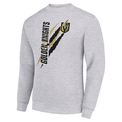 Vegas Golden Knights Starter Color Scratch Pullover Sweatshirt