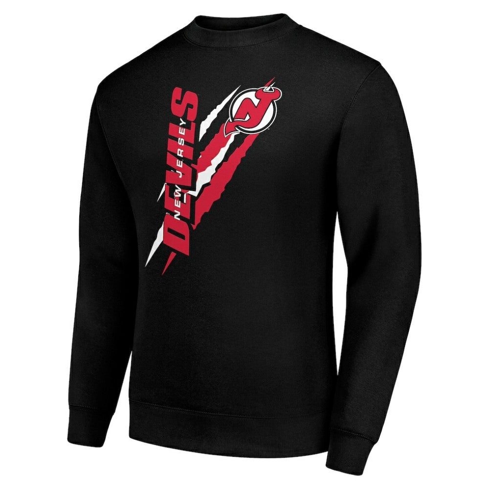 New Jersey Devils Starter Color Scratch Pullover Sweatshirt