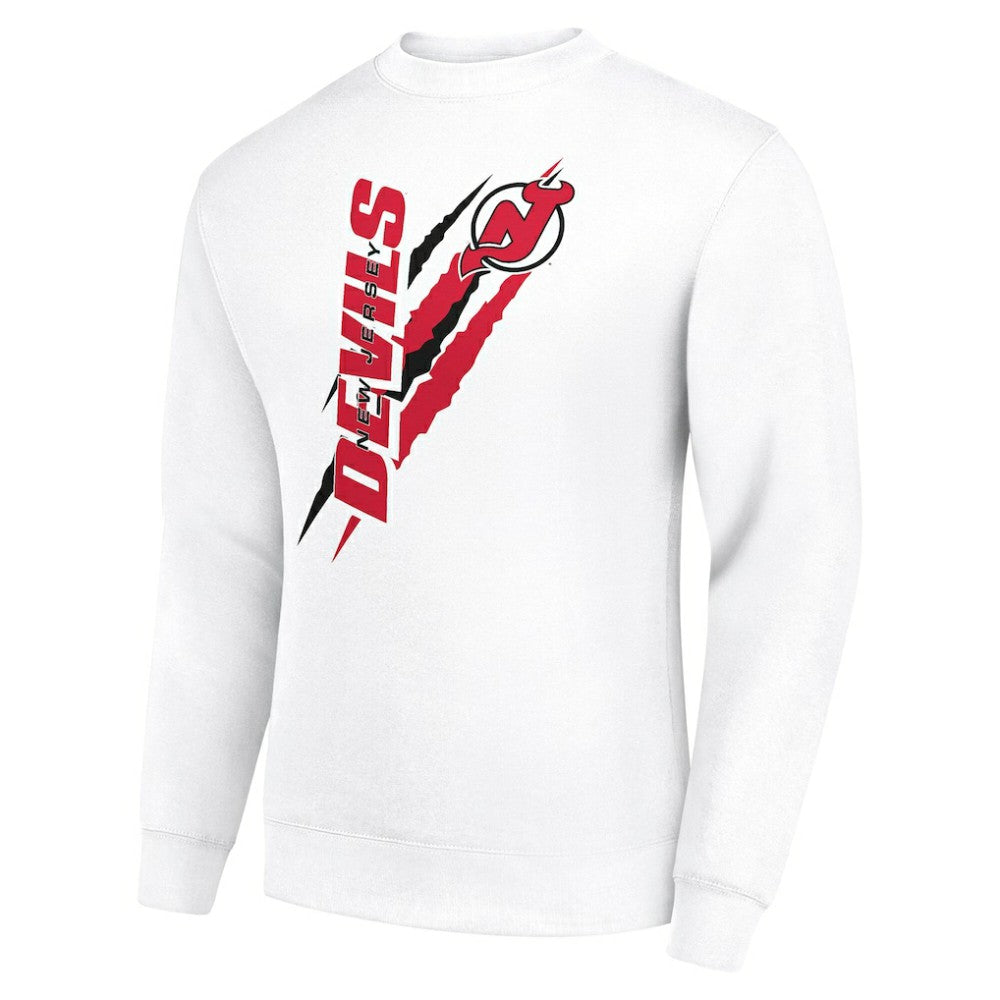New Jersey Devils Starter Color Scratch Pullover Sweatshirt