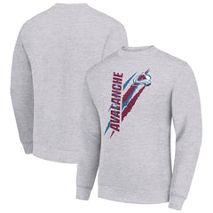 Colorado Avalanche Starter Color Scratch Pullover Sweatshirt