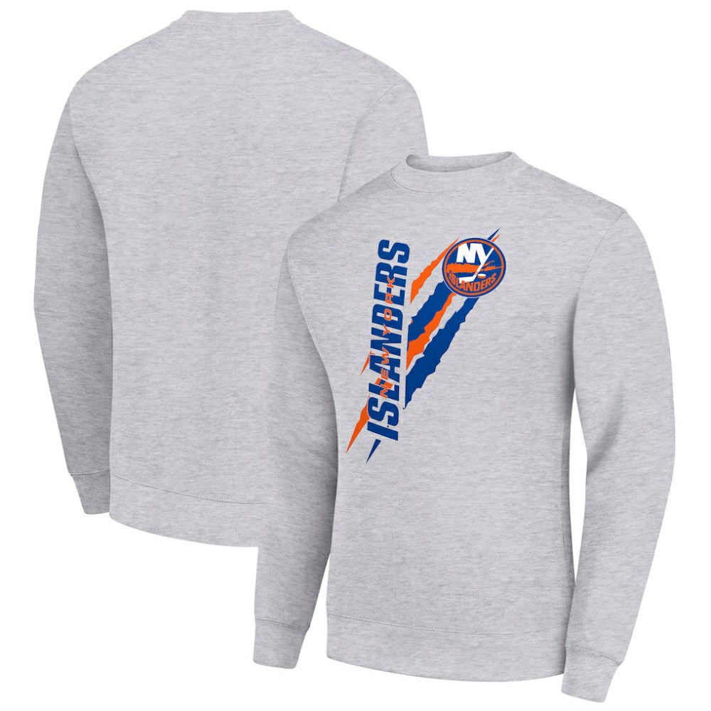 New York Islanders Starter Color Scratch Pullover Sweatshirt