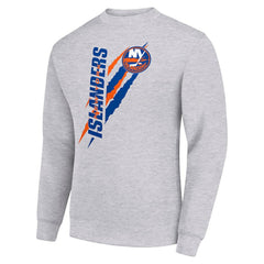 New York Islanders Starter Color Scratch Pullover Sweatshirt