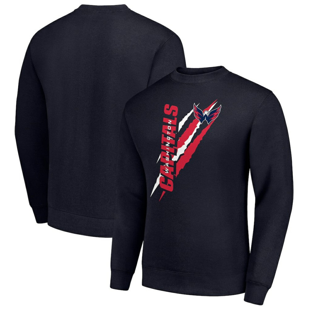 Washington Capitals Starter Color Scratch Pullover Sweatshirt