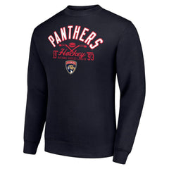 Florida Panthers Starter Stick And Puck Logo Fleece Pullover Sweatshirt
