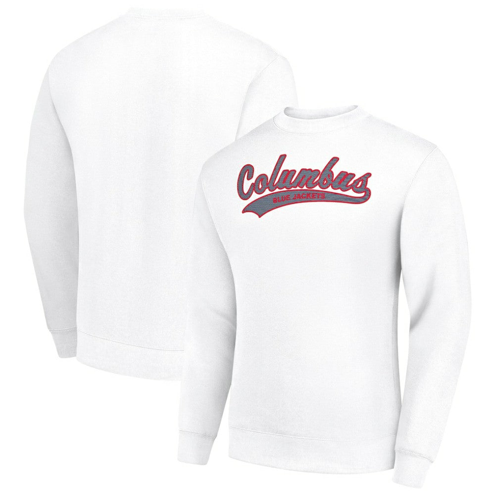 Columbus Blue Jackets Starter  Tailsweep City Pullover Sweatshirt