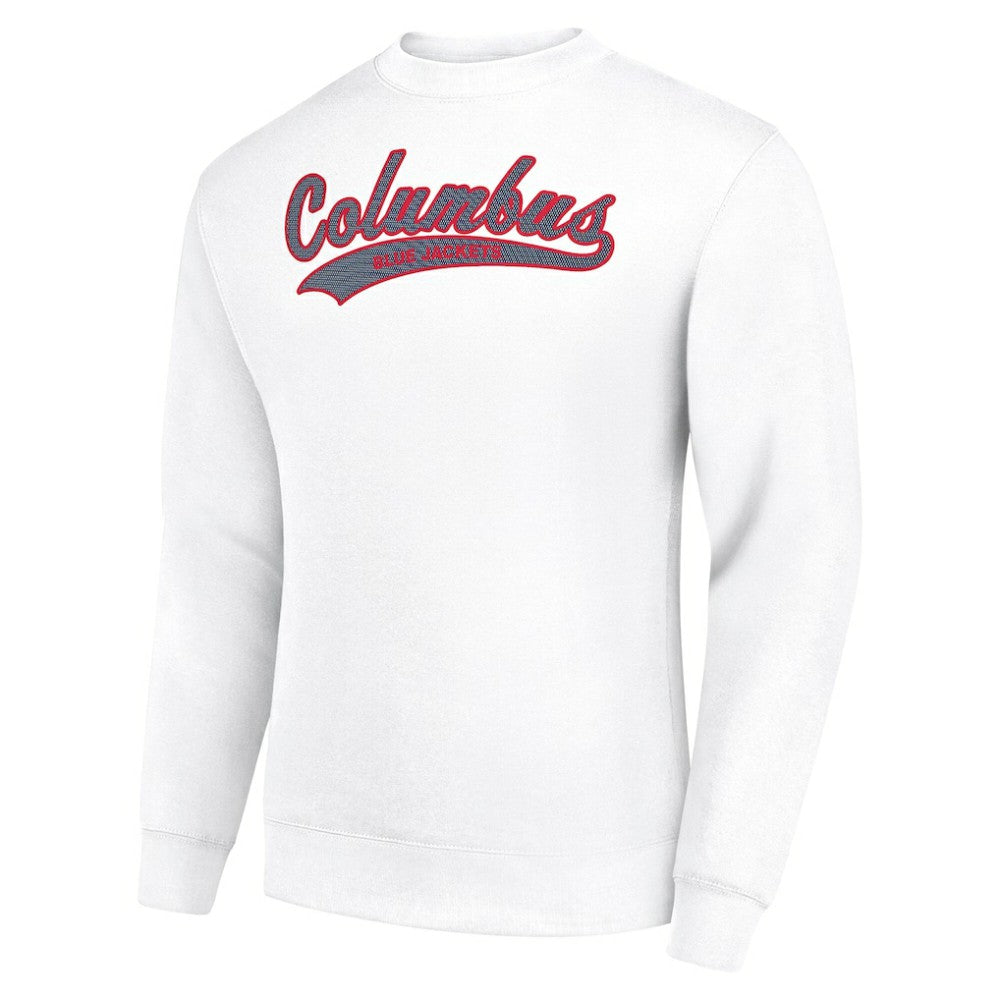 Columbus Blue Jackets Starter  Tailsweep City Pullover Sweatshirt