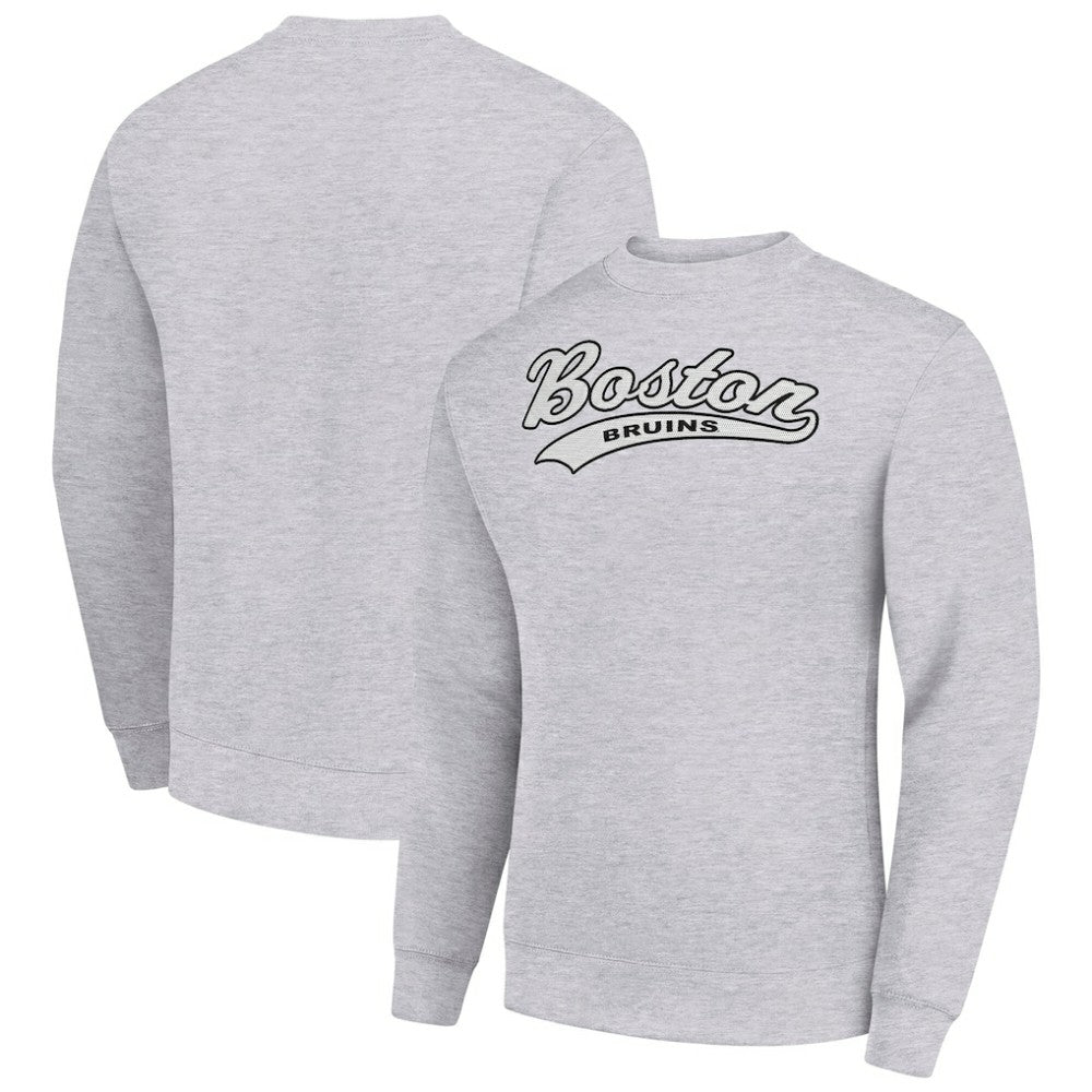 Boston Bruins Starter  Tailsweep City Pullover Sweatshirt