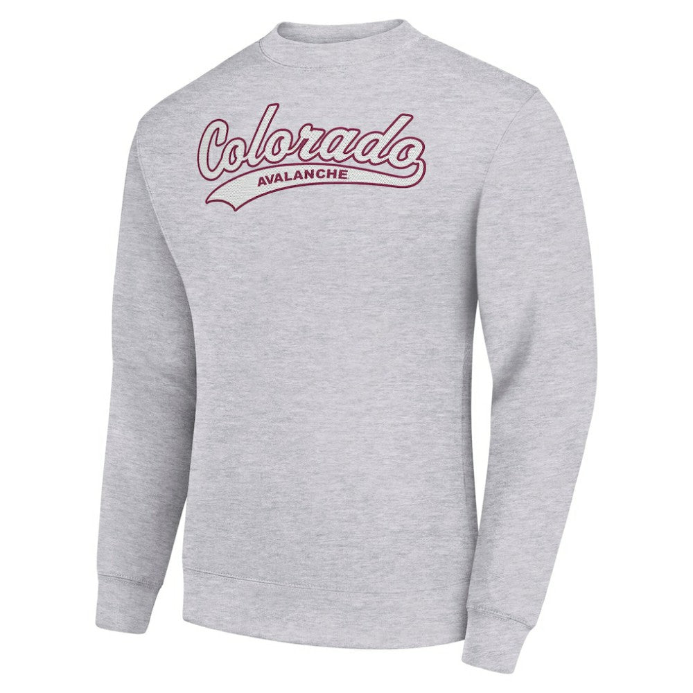 Colorado Avalanche Starter  Tailsweep City Pullover Sweatshirt