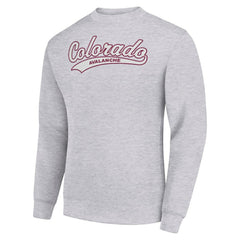 Colorado Avalanche Starter  Tailsweep City Pullover Sweatshirt