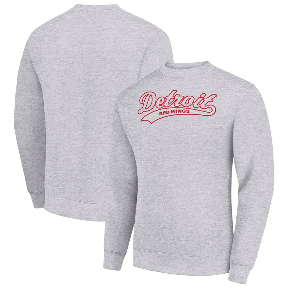 Detroit Red Wings Starter  Tailsweep City Pullover Sweatshirt