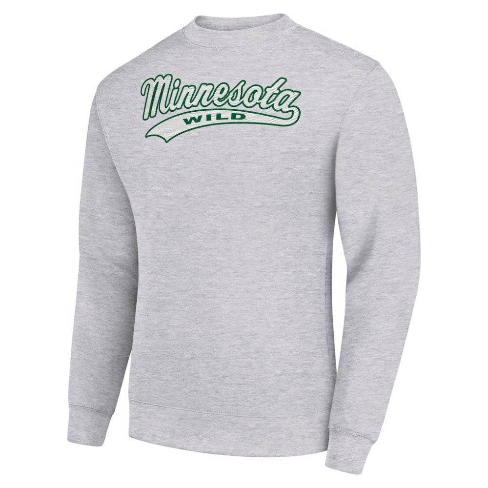 Minnesota Wild Starter  Tailsweep City Pullover Sweatshirt