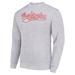 Washington Capitals Starter  Tailsweep City Pullover Sweatshirt