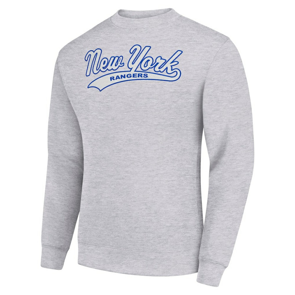 New York Rangers Starter  Tailsweep City Pullover Sweatshirt