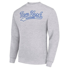 New York Rangers Starter  Tailsweep City Pullover Sweatshirt