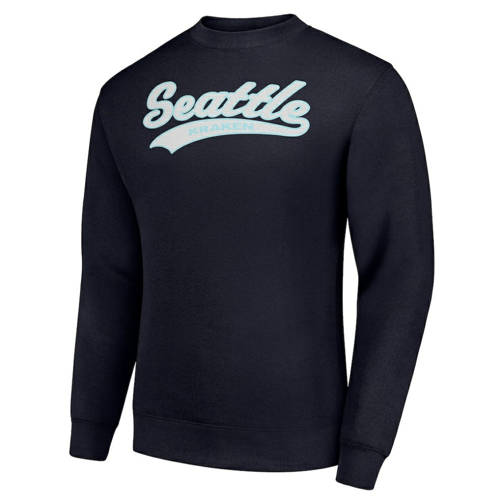 Seattle Kraken Starter  Tailsweep City Pullover Sweatshirt