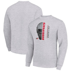 Carolina Hurricanes Starter  Half Helmet Team Logo Pullover Sweatshirt