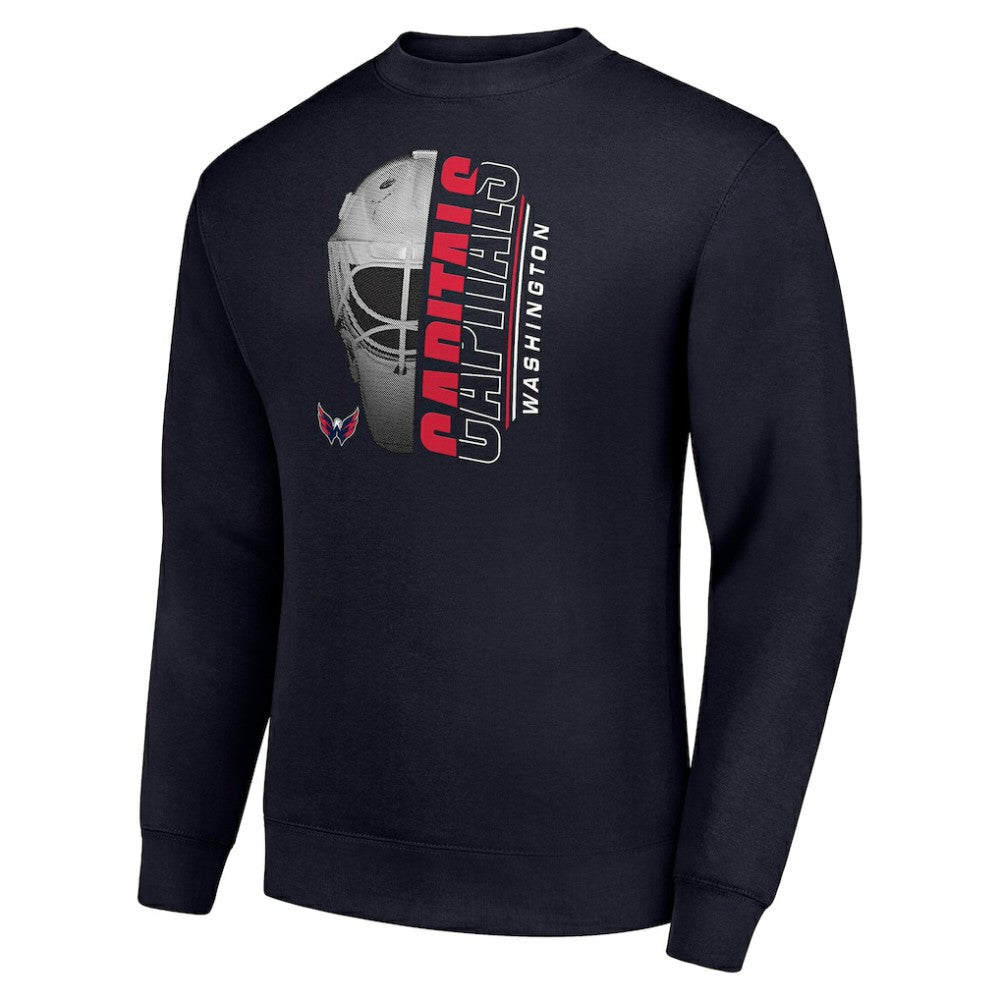 Washington Capitals Starter  Half Helmet Team Logo Pullover Sweatshirt