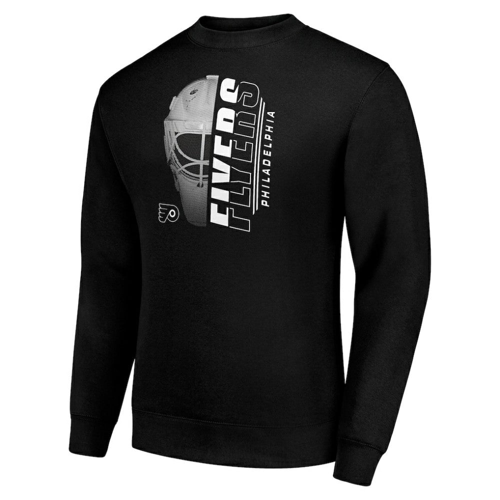 Philadelphia Flyers Starter  Half Helmet Team Logo Pullover Sweatshirt